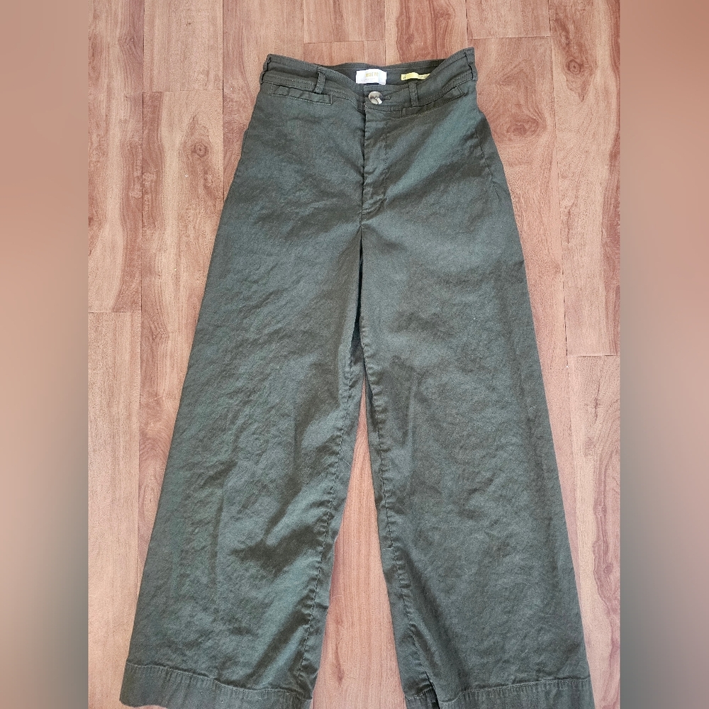 NWOT Maeve Dark Green Trousers